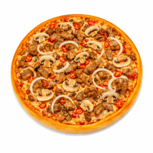 10.Kebab, champignon og løg