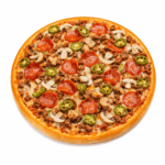 22.Kebab, pepperoni, champignon og jalapeños.