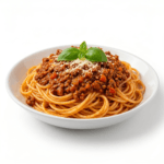 Spaghetti med kødsovs